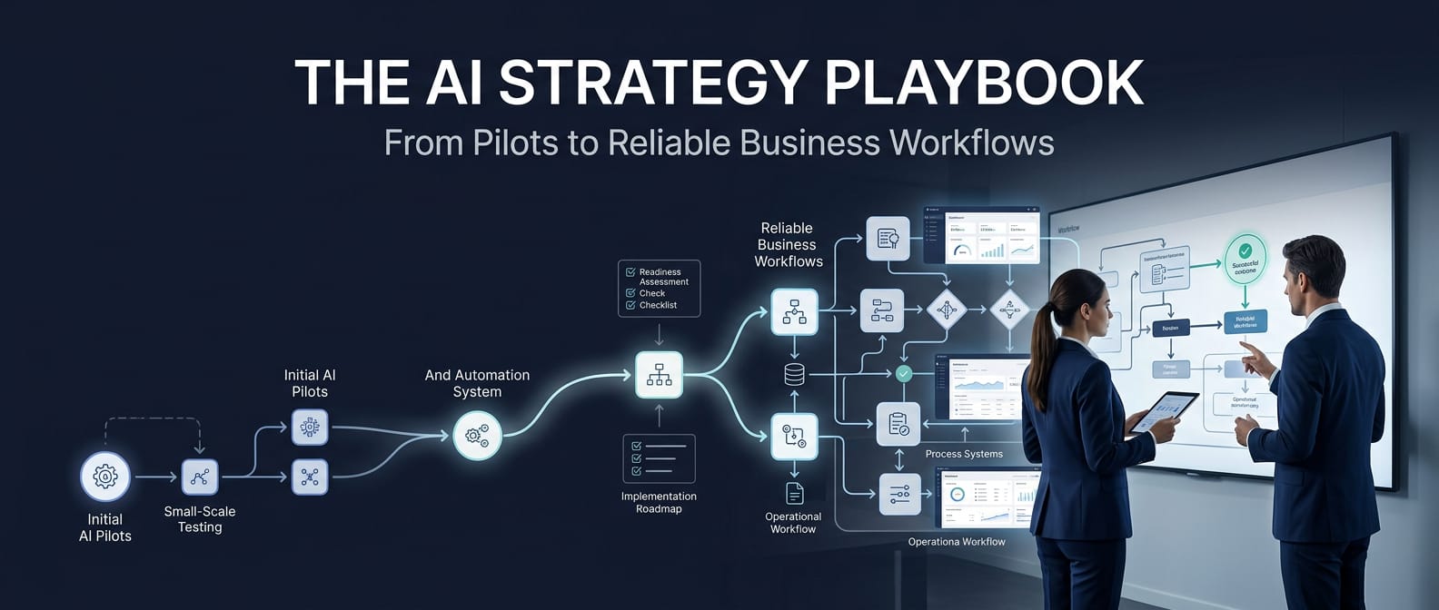 The AI Strategy Playbook: From Pilots to Reliable Business Workflows