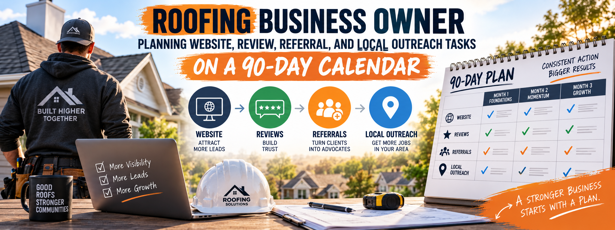 Roofing Marketing Ideas: A Practical 90-Day Plan for Better Local Leads